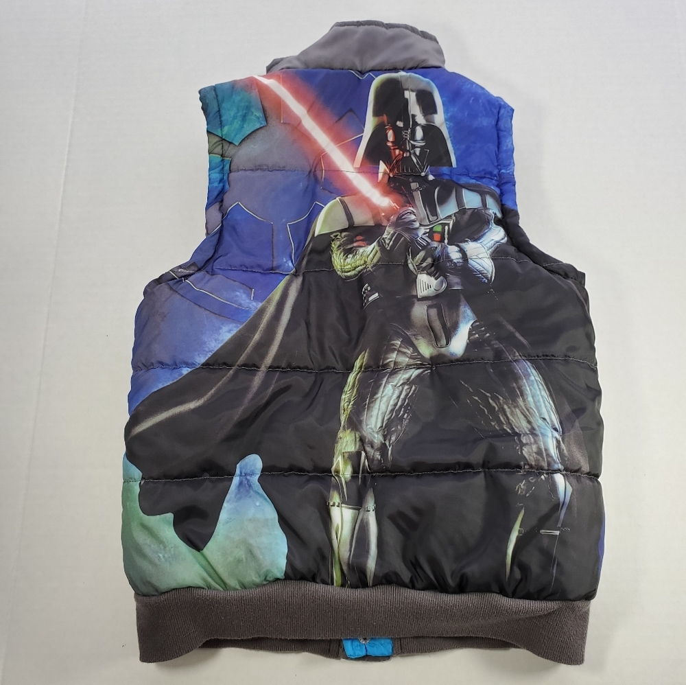 Star Wars Darth Vader Empire Children's Size Medium Puffer Vest With Pockets